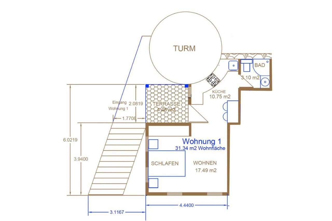 Blaue Wohnung- Ferienwohnung Sulzbach an der Murr Exterior photo